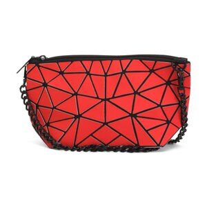 PATRIZIA LUCA Geometric Clutch In Red - NWT
